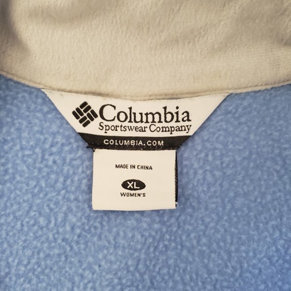 Columbia - XL - periwinkle - full zip vest - Picture 5 of 10